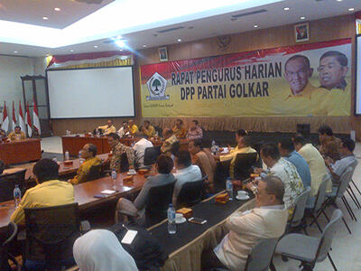 Rapat Perdana tak Putuskan Kepanitiaan Munas Golkar X