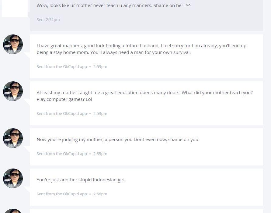 Pengalaman menggunakan OK Cupid