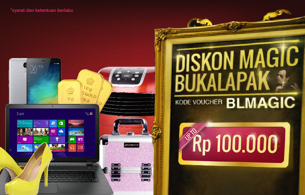 &#91;Diskon HINGGA 100K&#93; Diskon Magic Bukalapak ~10 Feb 2016