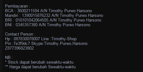 PENIPUAN MIDDLEMAN ATAS NAMA TIMOTHY DOTA 2