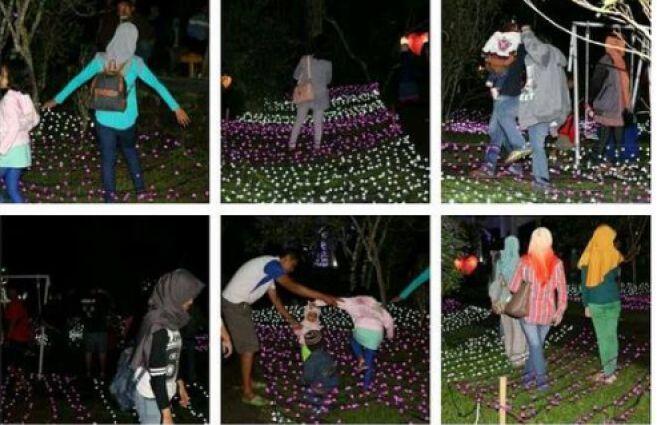 Objek Wisata yang Dirusak Pengunjung