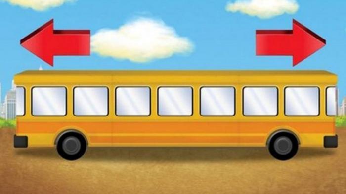 Ayo tebak (tanpa googling}, bus ini bergerak ke kiri atau ke kanan??