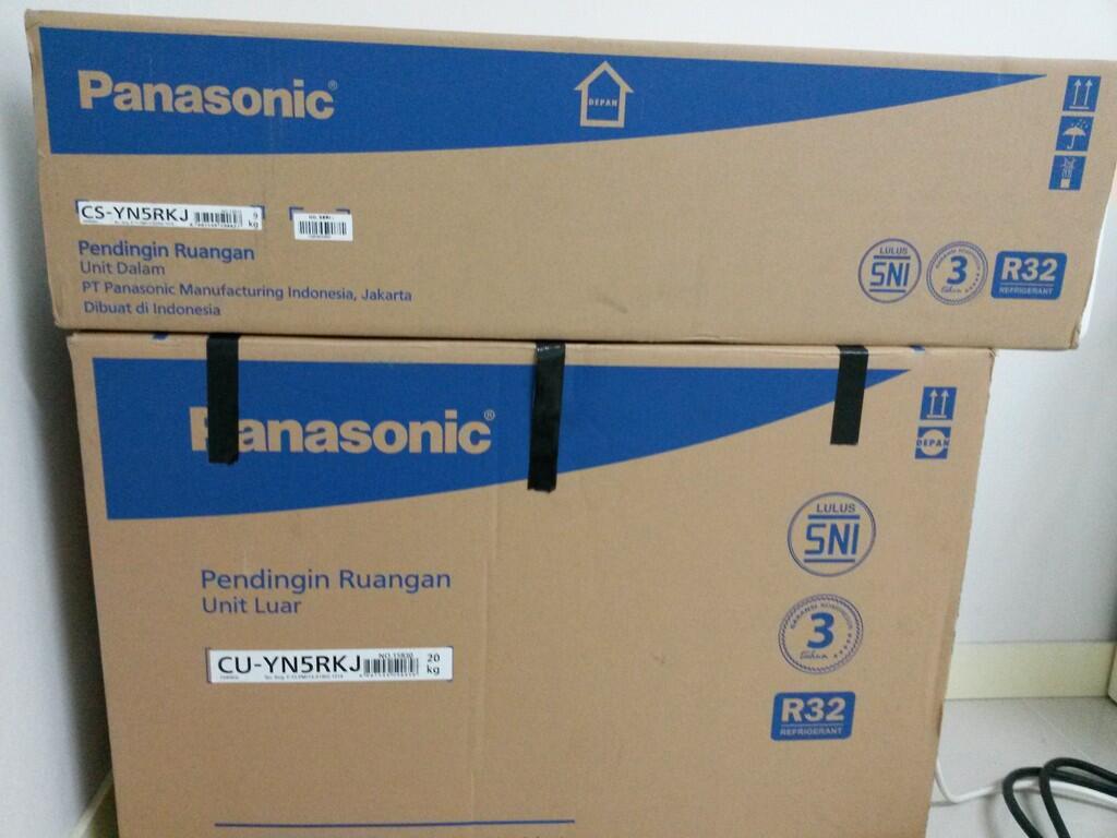 AC Panasonic murah 1/2 PK C5-YN5RKJ, Baru Belum Dipakai, Hadiah dari bank(nego waras)