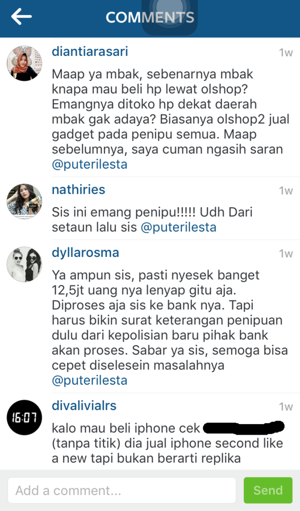 MODUS PENIPUAN ARISAN IPHONE INSTAGRAM @KITTYGADGET