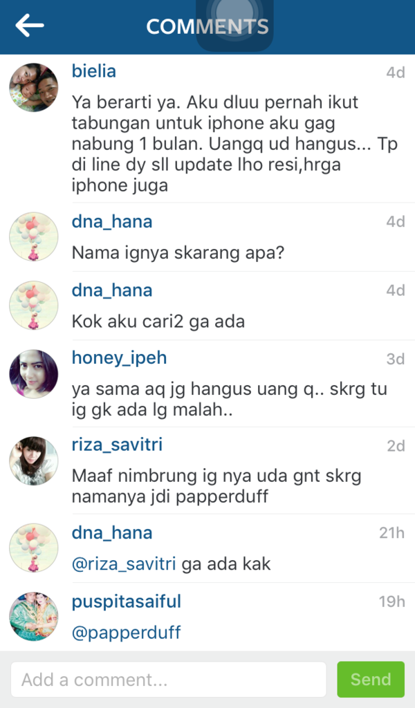 MODUS PENIPUAN ARISAN IPHONE INSTAGRAM @KITTYGADGET