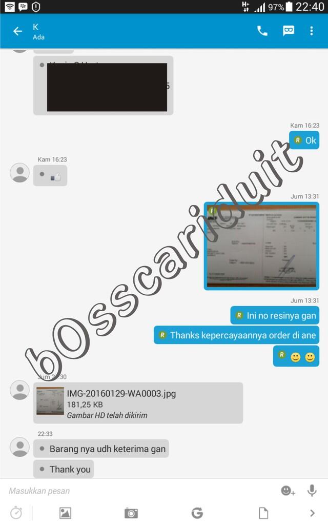 👍👍Feedback &amp; Testimoni by Agan b0sscariduit 👍👍