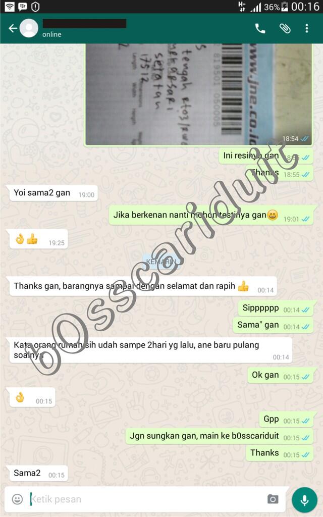 👍👍Feedback &amp; Testimoni by Agan b0sscariduit 👍👍