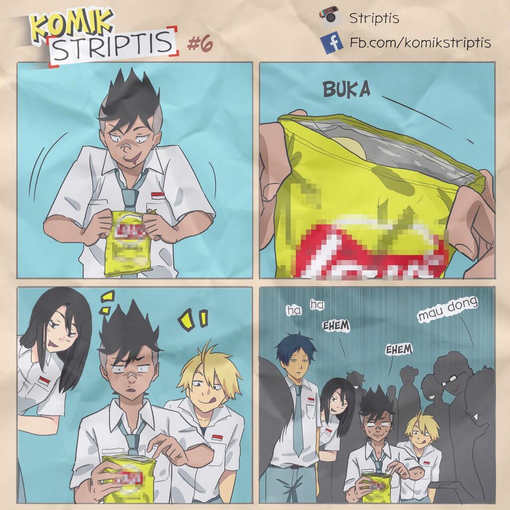 Komik STRIPTIS | Kocaknya masa SMA