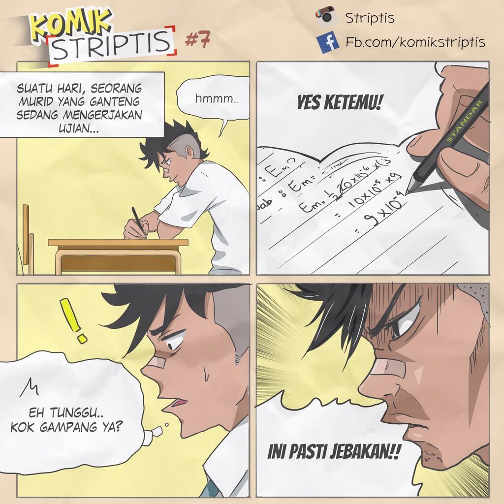 Komik STRIPTIS | Kocaknya masa SMA