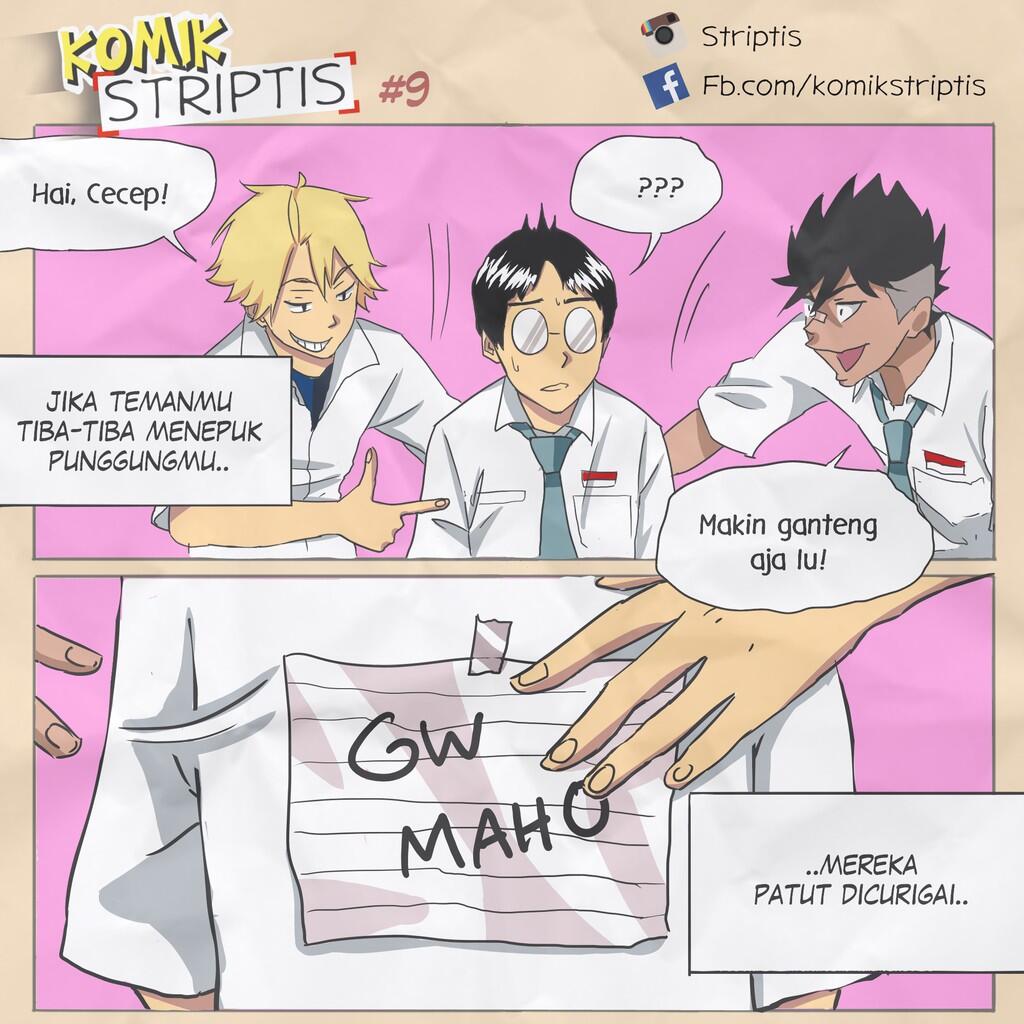 Komik STRIPTIS | Kocaknya masa SMA