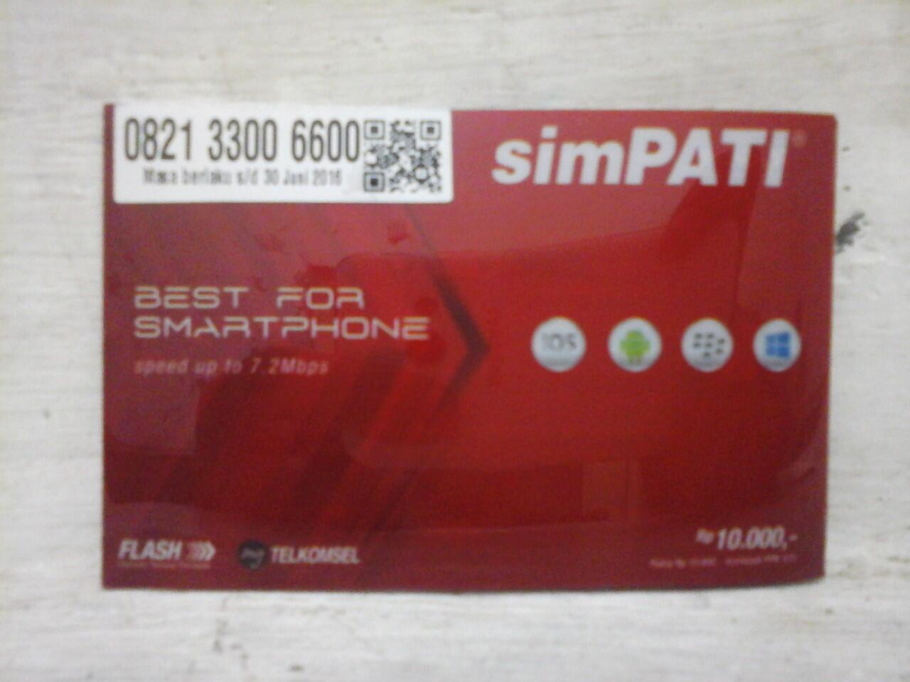 Nomor simpati kek gini laku brp ya gan klo dijual?