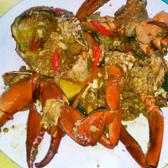 resep kepiting masak telor