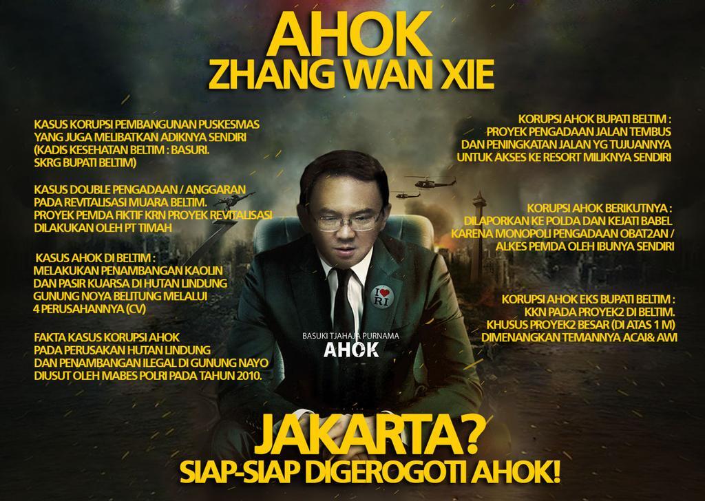 BENARKAH AHOK PAHLAWAN ANTI KORUPSI ??