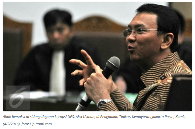Ahok di Sidang UPS Ketahuan Bohong , Jabodetabek Dilanda Hujan Deras Angin dan Petir
