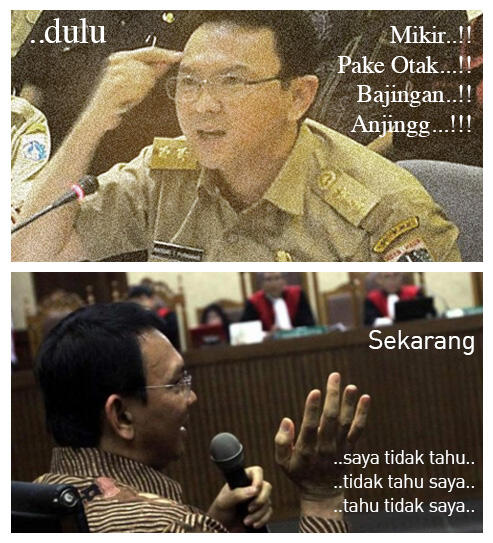 Ketika Ahok Gugup Saat Hakim Tunjukkan Bukti