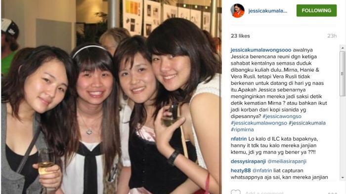 Kasus Mirna END menunggu Vera? Hani? Arief? atau Jessica?