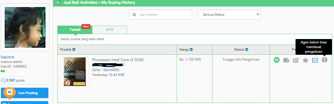 ask Bagaimana cara Refund Dana di BranKas jika tanda serupengaduan masi abu abu?