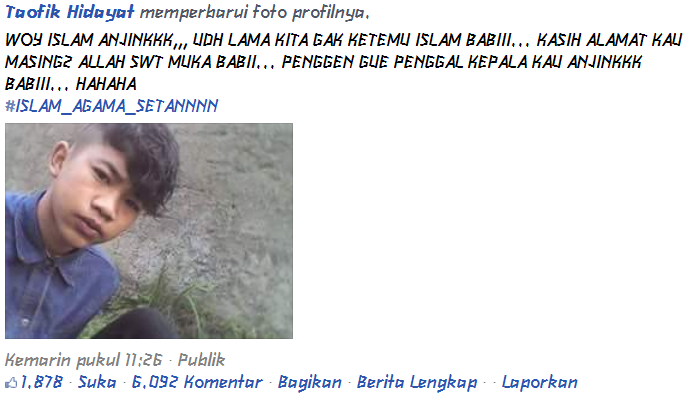Pria Ini Diburu Netizen karena Hina Islam