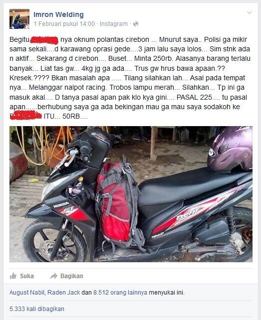 Ini 5 bukti bahwa Cirebon Kota Tilang