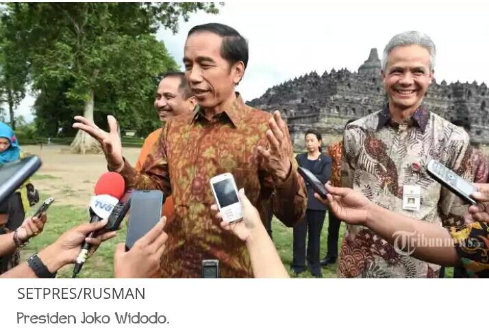 Jokowi Kaget Baca Judul Berita Menyeramkan &quot;Indonesia Akan Bangkrut, Jokowi-JK