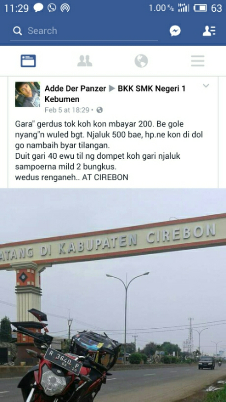 Ada Lagi Cuma Bawa Kardus di Jok Motor Kena Palak 500ribu di Cirebon