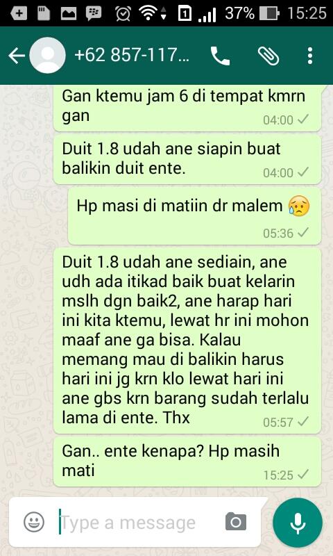 &#91;ask&#93; Sedikit problem dengan seorang buyer