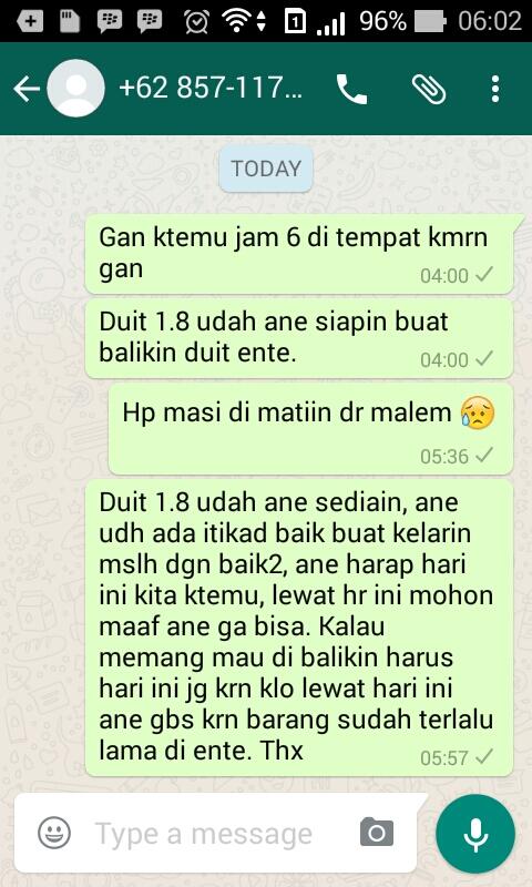 &#91;ask&#93; Sedikit problem dengan seorang buyer