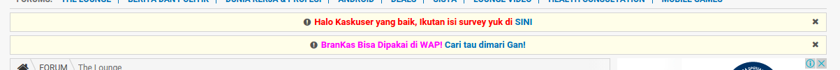 &#91;BIKIN KESEL!&#93; Kotak Pengumuman di Forum dan FJB Ga Bisa Hilang!