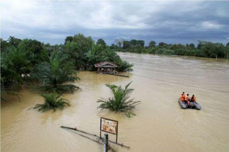 Banjir Parah Landa Bangka Tengah, 2 Desa Terisolasi