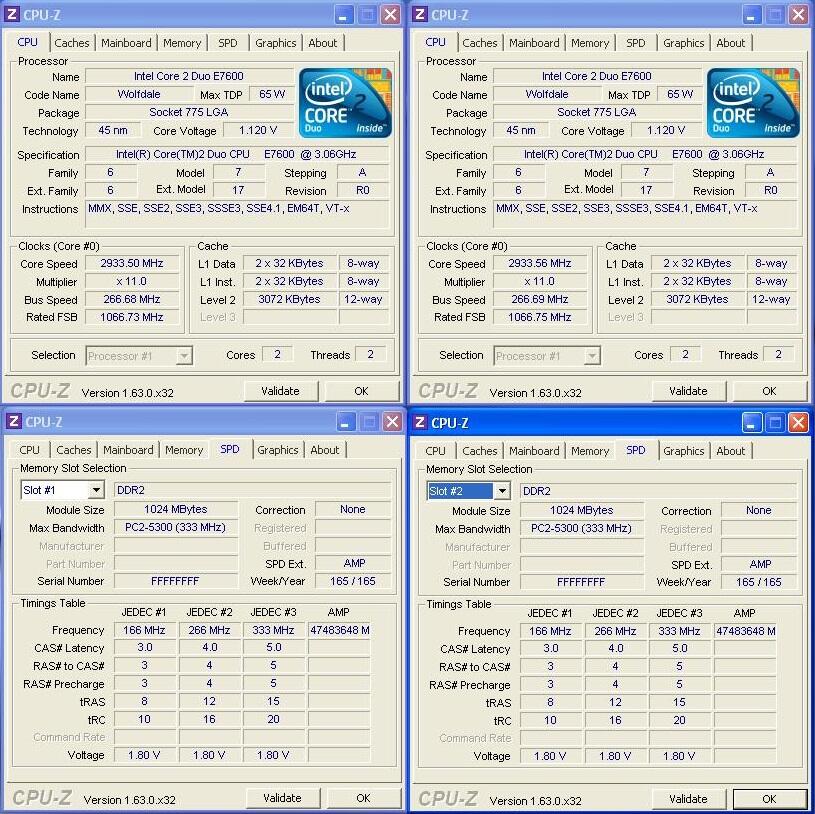 E7500 core 2 характеристики