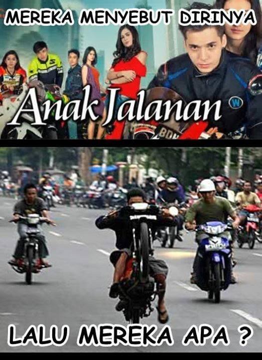 KUMPULAN MEME SERUKAN HENTIKAN SINETRON ANAK JALANAN