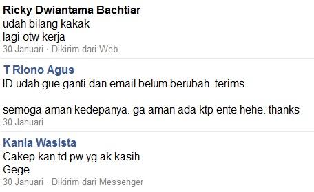 Penipuan Jual Beli Account Game Online.