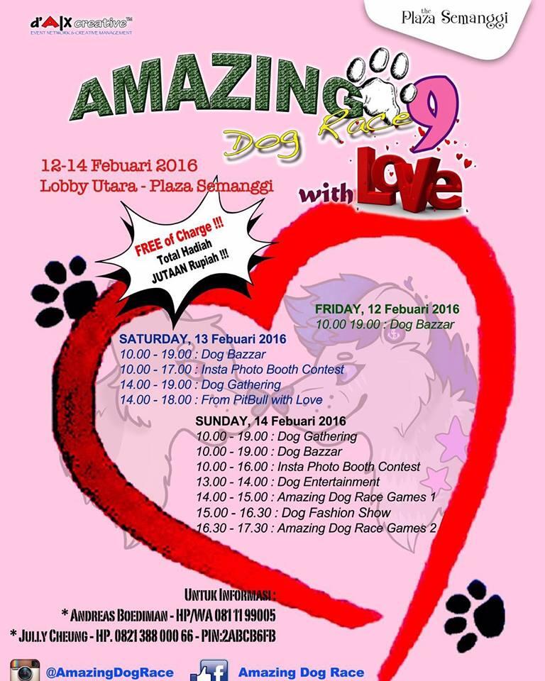 Undangan Acara : Amazing Dog Race