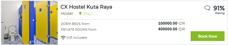 20 Penginapan di Kuta Bali ini bertarif mulai Rp 60 ribu per malam