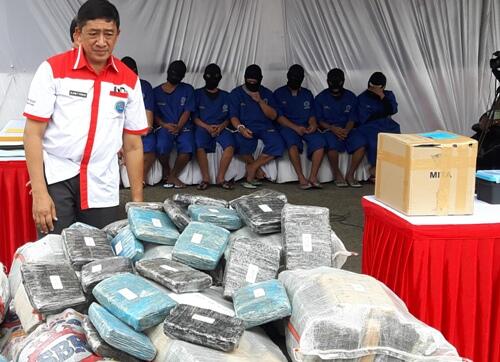 BNN Musnahkan Ribuan Gram Ganja dan Sabu