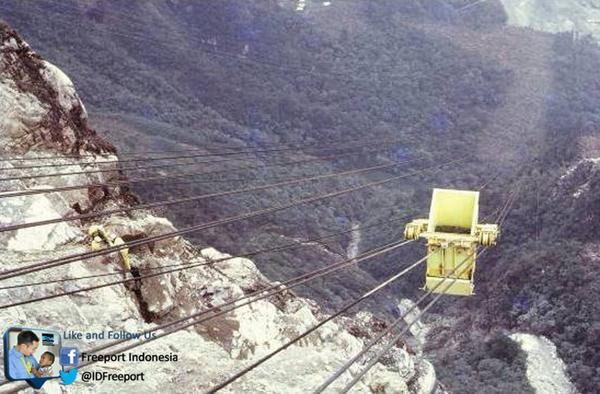 Teknologi Tram Freeport Indonesia Gan! Keren banget!