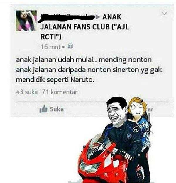 NGAKAK BACA POSTINGAN ABABIL PENCINTA ANAK JALANAN