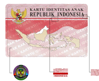 Kartu Identitas Anak (KIA) khusus untuk anak dibawah 17thn