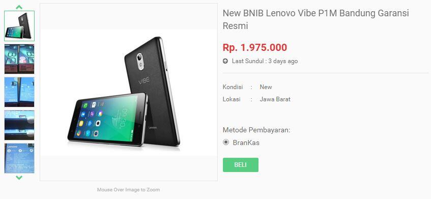 &#91;SPECIAL PRICE&#93; Lenovo Smartphone di Global Teleshop