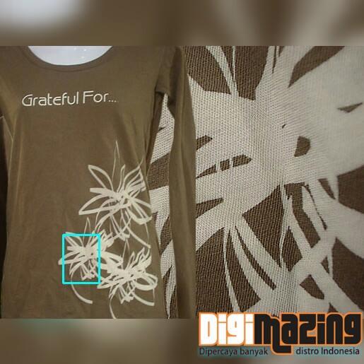 Sablon Discharge atau Sablon Cabut Warna