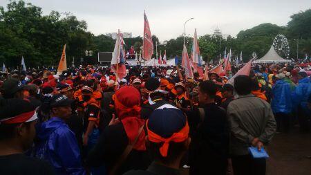 Guru Honorer Kembali Unjuk Rasa di Depan Istana