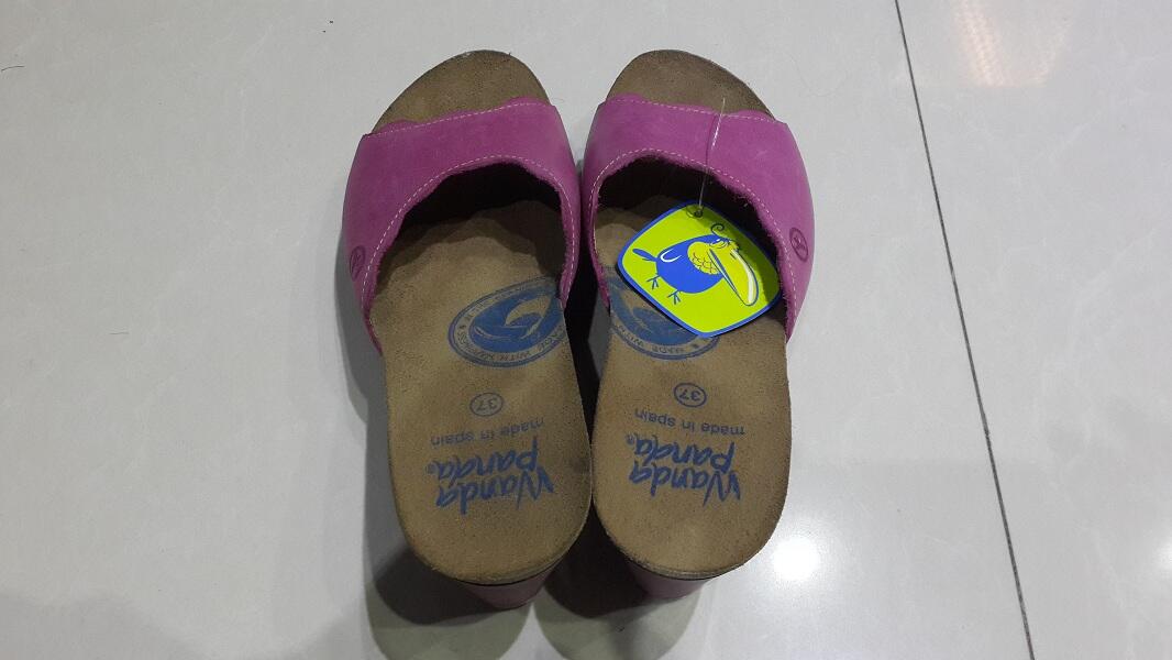 Sepatu Sandal WANDA PANDA (Magenta Purple) Uk 37, BNIB (NEW) Murah ! Bagus !