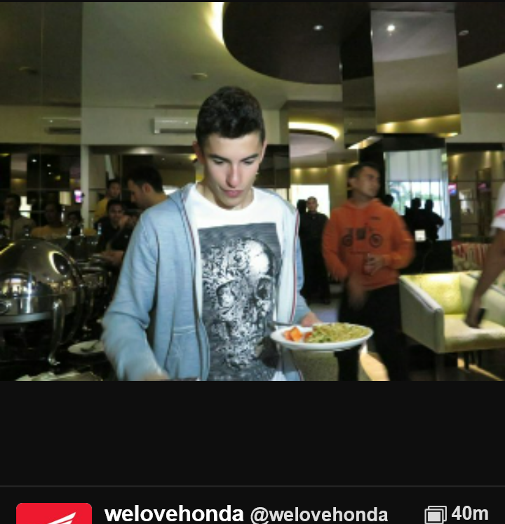 Tiba di Indonesia, Marc Marquez Langsung Makan Mi
