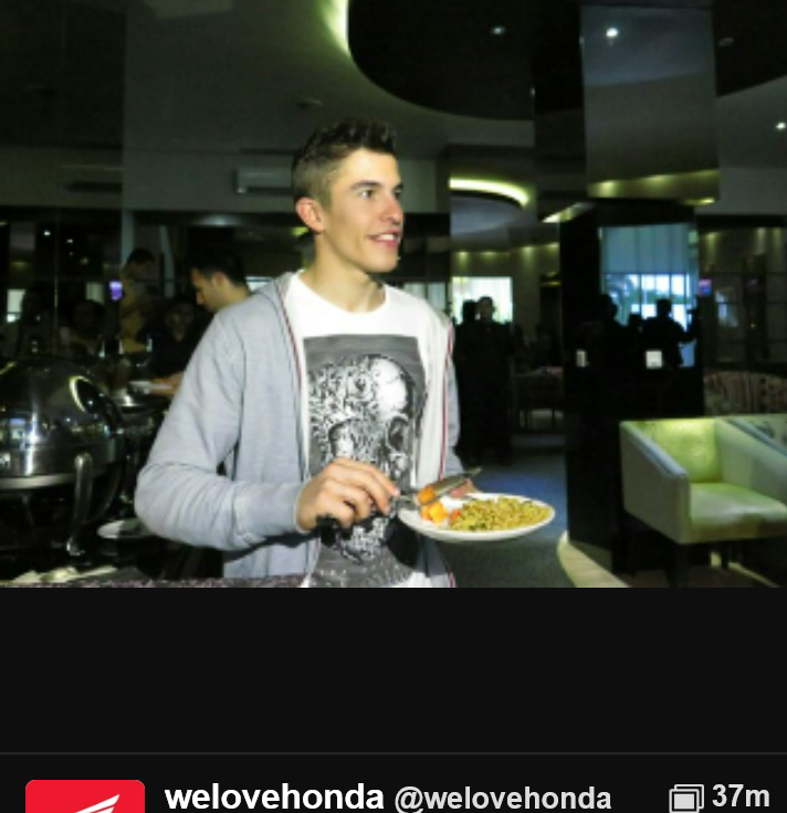 Tiba di Indonesia, Marc Marquez Langsung Makan Mi