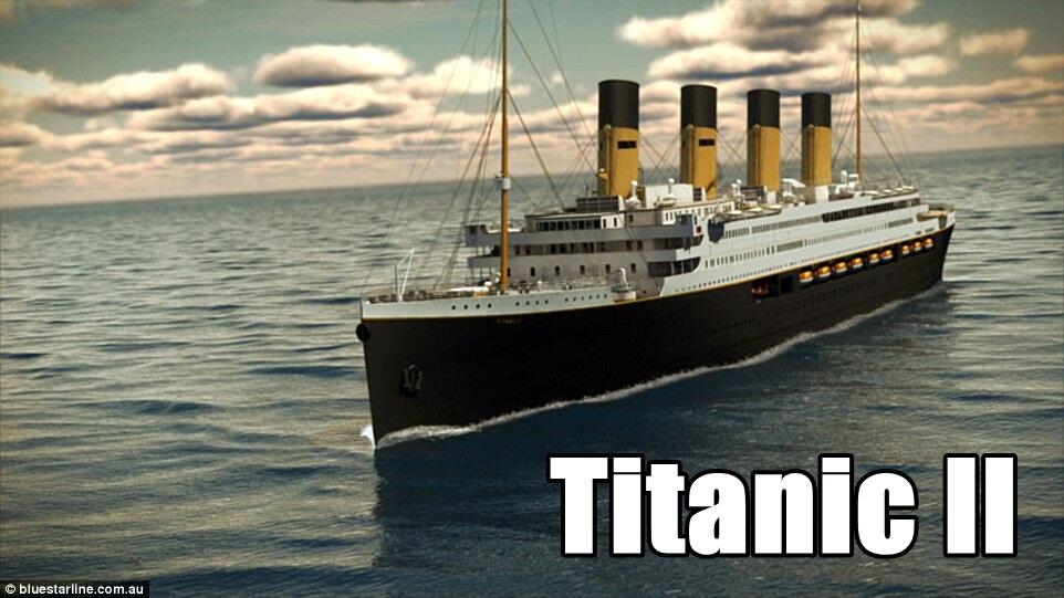 Diproduksi Ulang, TITANIC akan berlayar tahun 2018 dan Akan angkut 3300 Hidung Gans