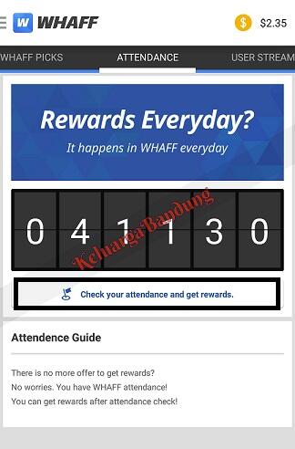 &#91;Whaff Rewards&#93; Download Aplikasi Doang Menghasilkan $$$ - Mudah &amp; REAL !!!