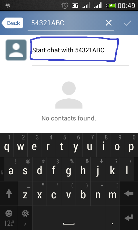 Chat di BBM tanpa invite PIN.