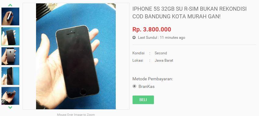 &#91;CASHBACKup to Rp 1.050.000&#93; iPhone di Global (APR) ~29 Feb '16