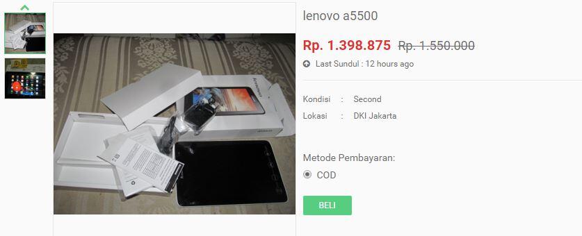 &#91;SPECIAL PRICE&#93; LENOVO A5500, Kaskus Jual Beli lebih murah gan! Masup!