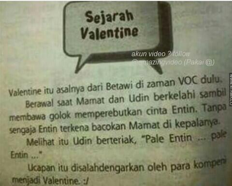 Besok VALENTINE?